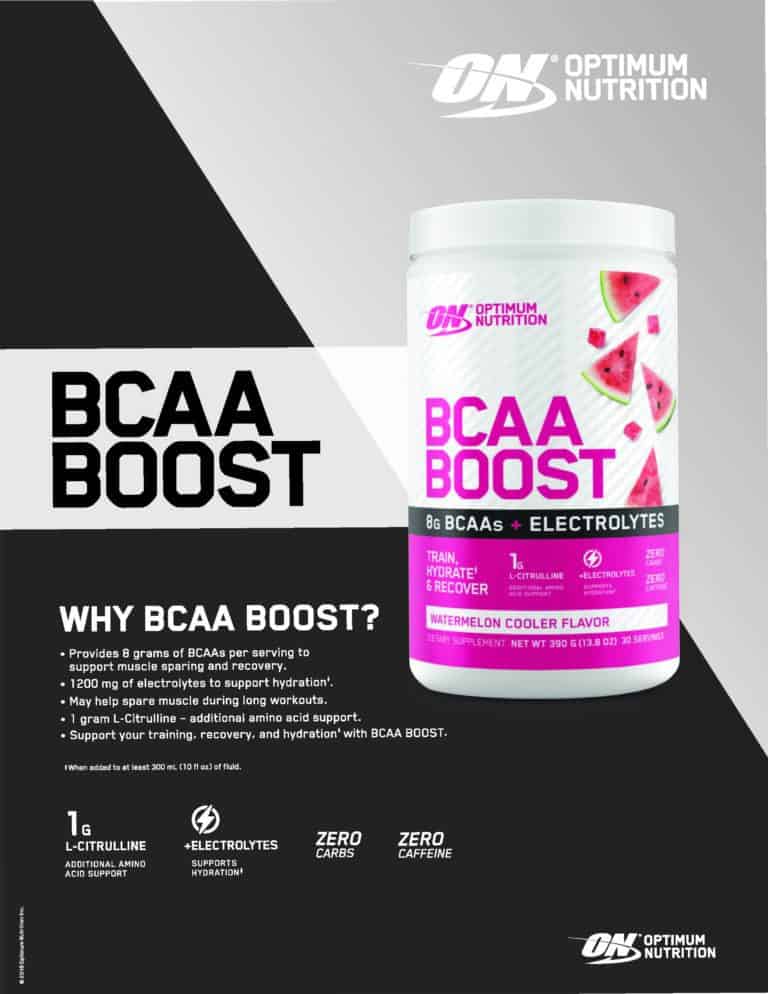 Optimum Nutrition Bcaa Boost Bodytech Supplements