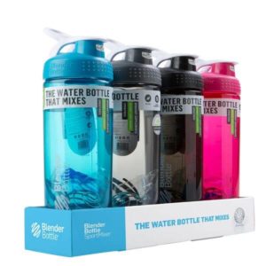 Blender Bottle Sports Mixer Sleek 4 Pack Logo