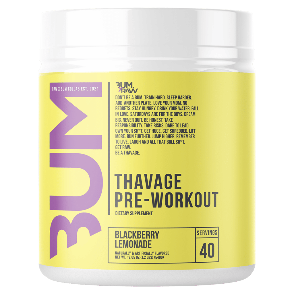 CBum Thavage Pre Workout Bodytech Supplements