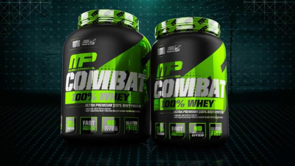 Combat 100% Whey By Muscle Pharm Banner