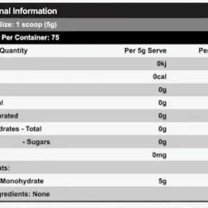 Creatine Monohydrate By Red Dragon Nutritonals