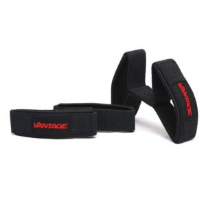 Double Loop Lifting Straps by Vantage Strength Black