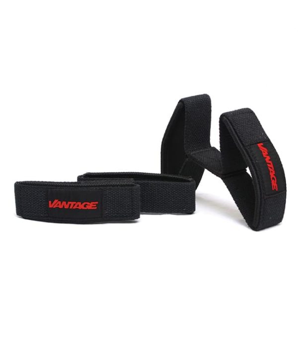 Double Loop Lifting Straps By Vantage Strength Black