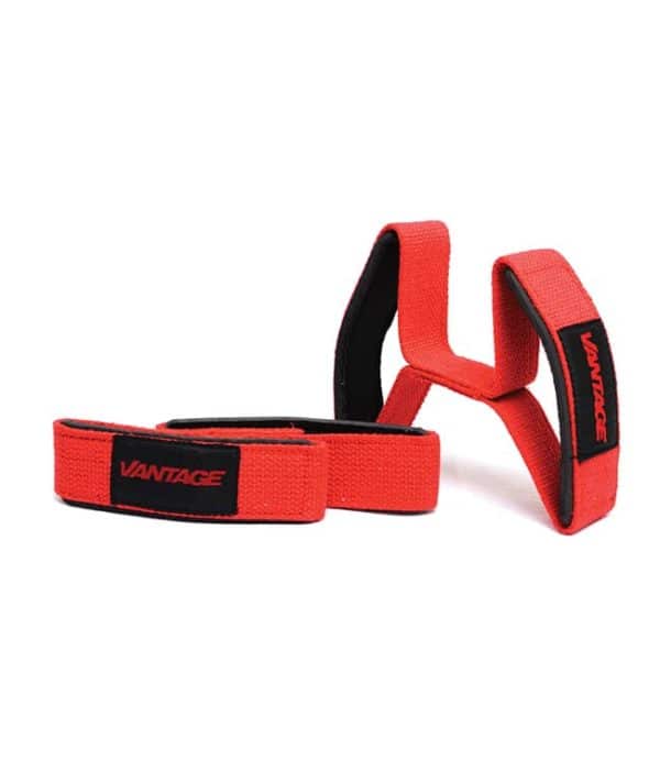 Double Loop Lifting Straps By Vantage Strength Red | Bodytech Supplements