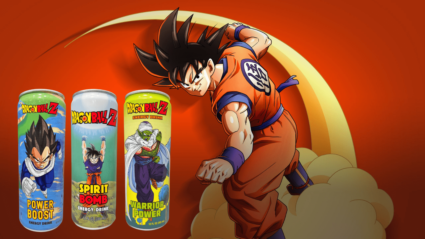 Dragon Ball Z Energy Drink Banner