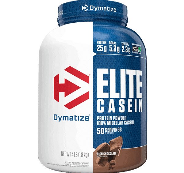Dymatize EliteCasein 4lb RichChocolate 1 | Bodytech Supplements