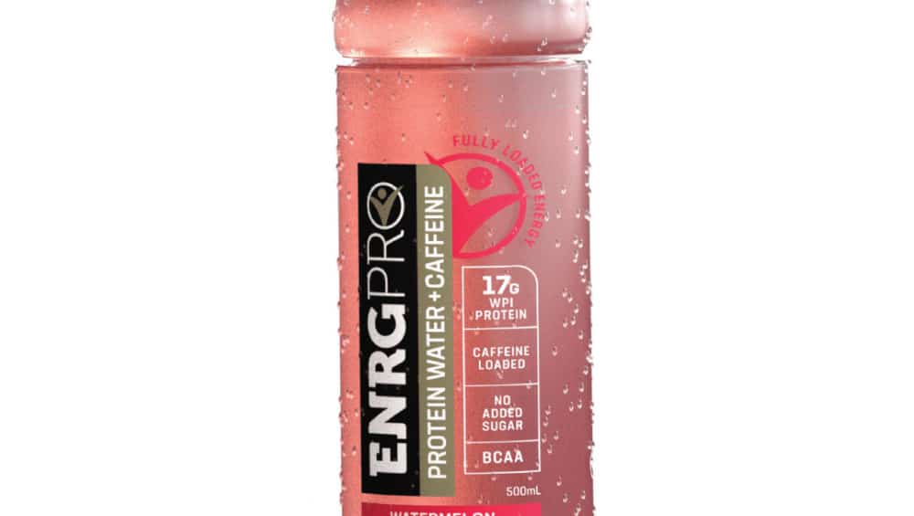 ENRGPRO Protein Water + Caffeine bottle