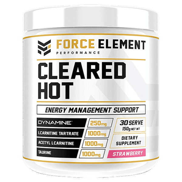 Forceelementperformance Clearedhot 30Serve Strawberry 1 | Bodytech Supplements
