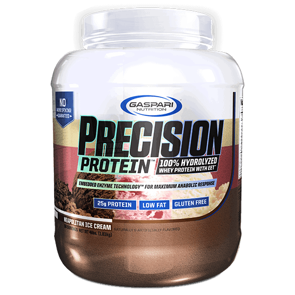 Gaspari PrecisionProtein 4lb Neapolitan 1 Bodytech Supplements GASPARI PRECISION