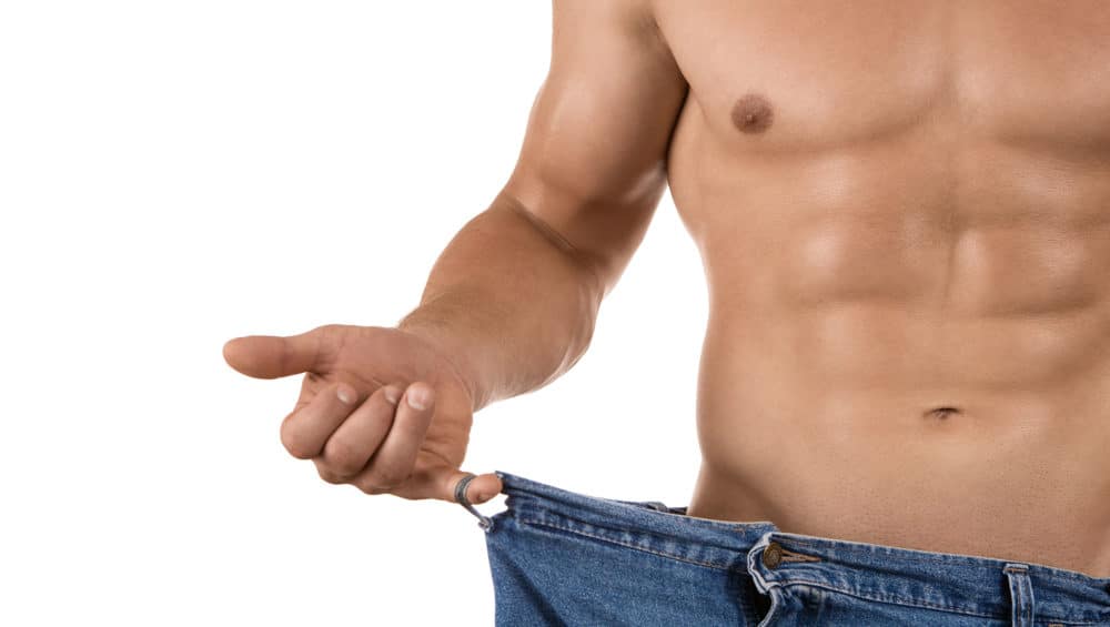 How To Lose Weight While Gaining Muscle 101 Losing Weight Man In Jeans