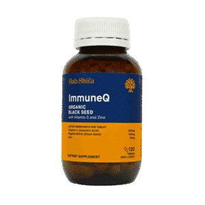 ImmuneQ Black Seed with Vitamin C and Zinc by Hab Shifa 120caps