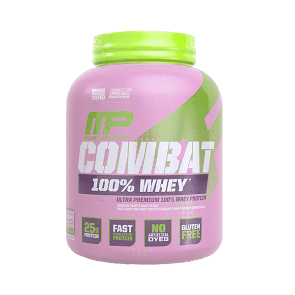 Combat 100% Whey By Muscle Pharm Boysenberry