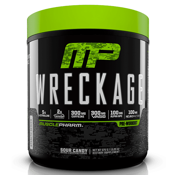 MUSCLE PHARM WRECKAGE PRE WORKOUT Bodytech Supplements
