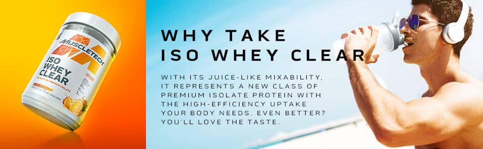 Muscletech Iso Whey Clear Information