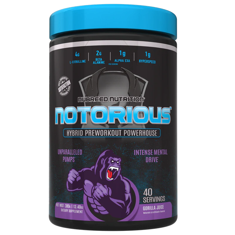 Notorious By Nubreed Nutrition Gorilla Juice