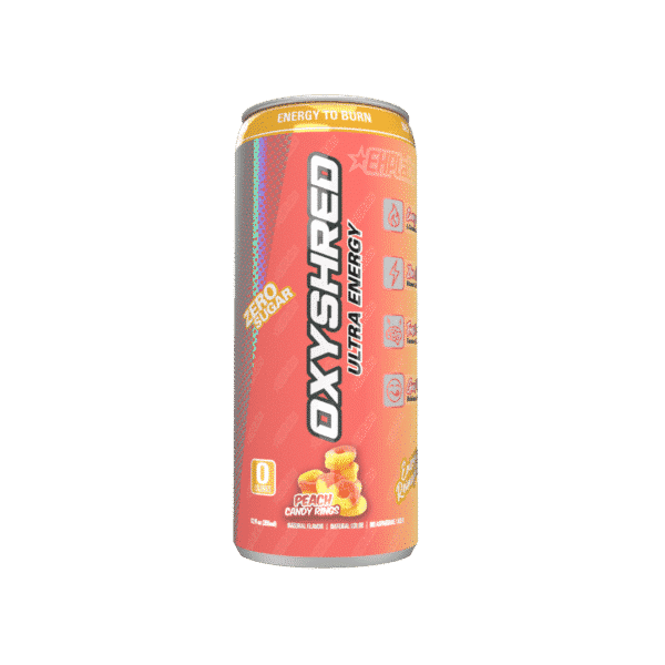 Oxyshred Ultra Energy Can Rtd Peach Candy Rings