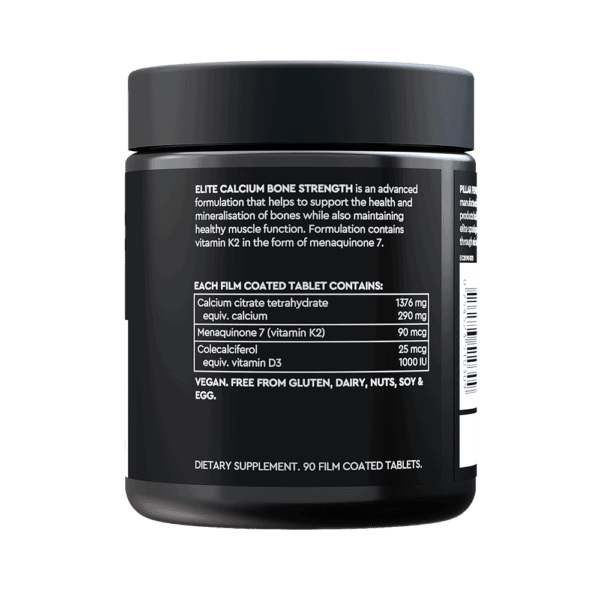 Pillar Elitecalcium 90Caps Side1 | Bodytech Supplements