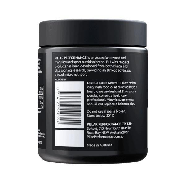 Pillar Motionarmour 60Caps Side2 | Bodytech Supplements