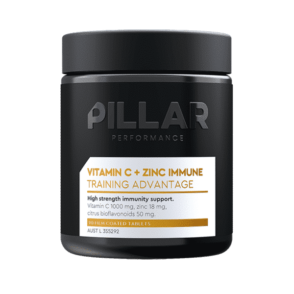 Pillar Performance Vitamin C + Zinc Immune Bottle