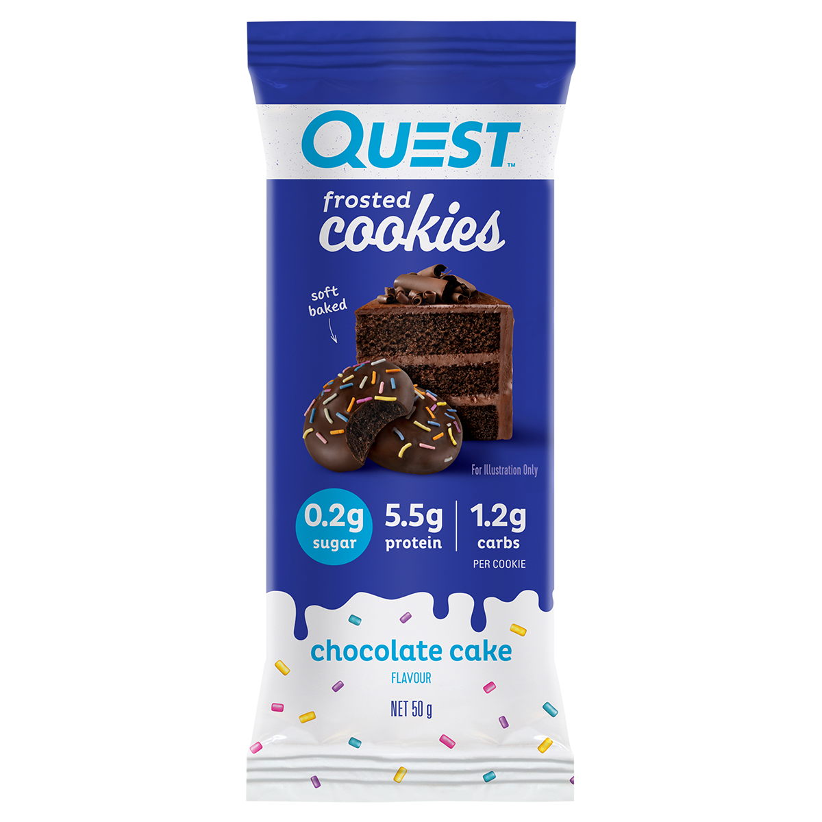 Quest_Frosted Cookies ChocolateCake