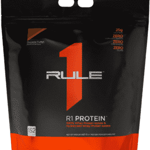 R1 protein WPI by Rule 1 Proteins chocolate fudge