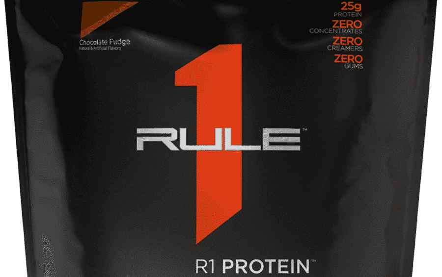 R1 protein WPI by Rule 1 Proteins chocolate fudge