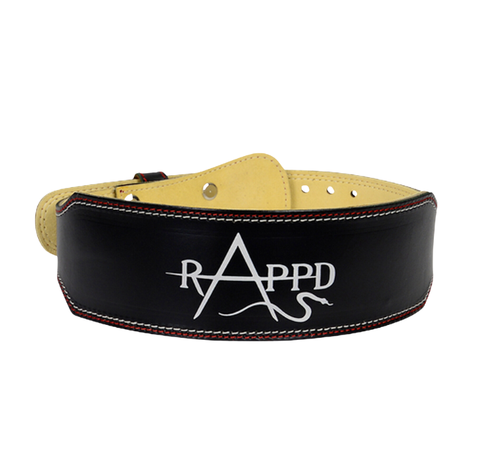 Rappd Leather Weight Lifting Belt 4 inch