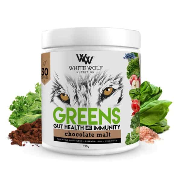 White Wolf Greens+ Gut Health