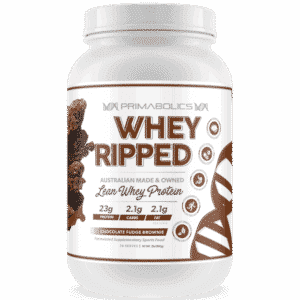 Whey Ripped by Primabolics Nutrition Chocolate Fudge Brownie