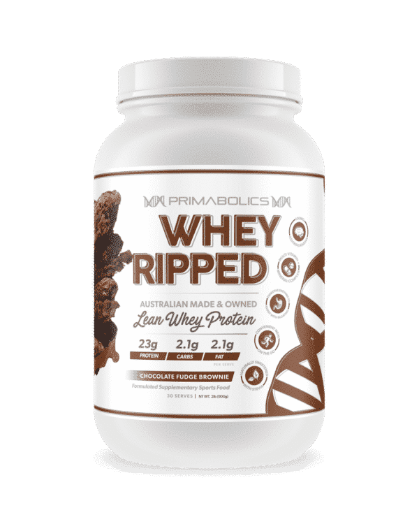 Whey Ripped By Primabolics Nutrition Chocolate Fudge Brownie
