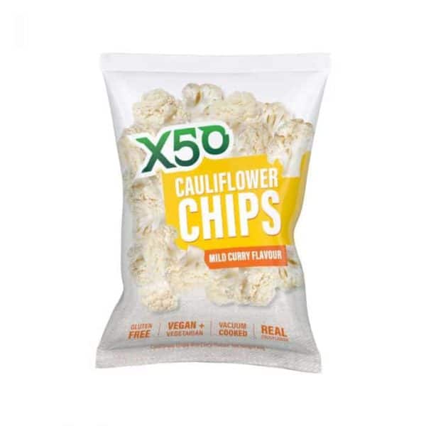 X50 Cauliflower Chips Mild Curry 1 | Bodytech Supplements