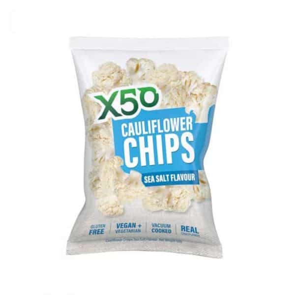 X50 Cauliflower Chips Sea Salt 1 1 | Bodytech Supplements