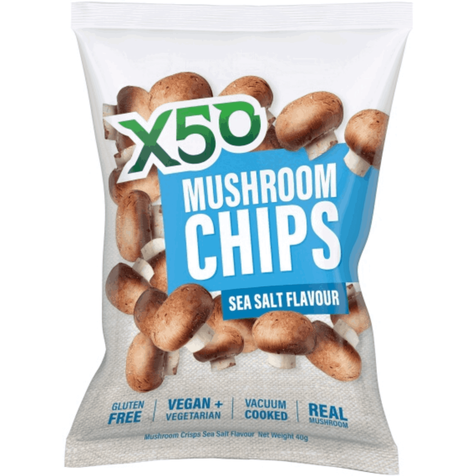 X50 Mushroom Chips Bodytech Supplements Australia