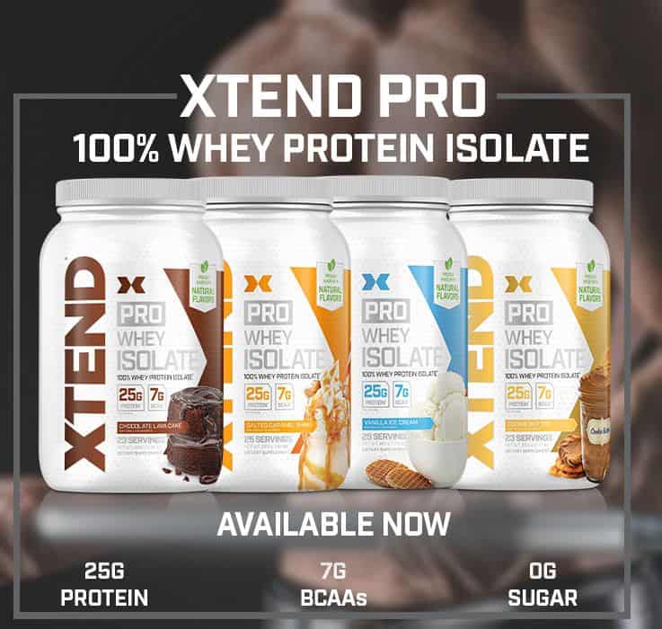 Xtend Pro Whey Isolate Banner