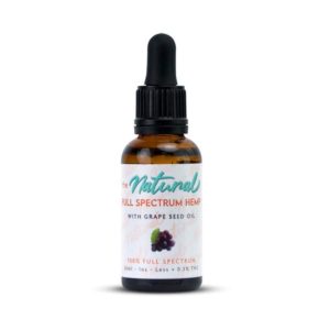 the natural co full spectrum hemp in Grape seed oil