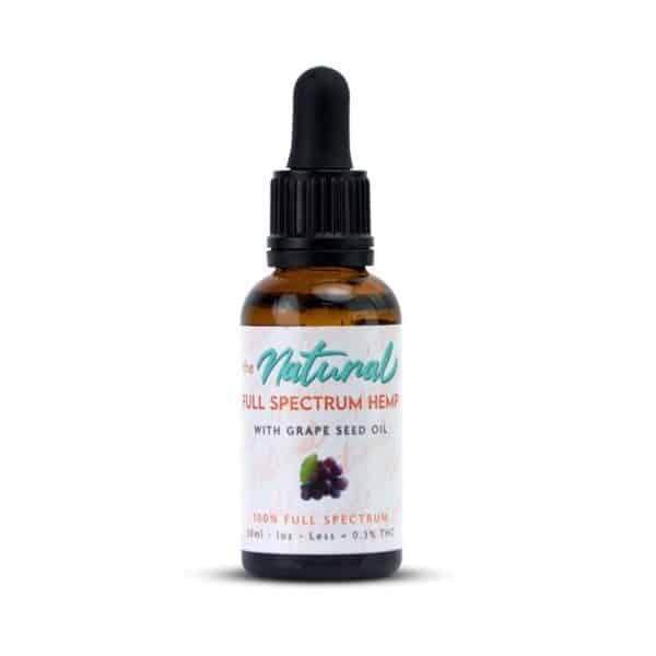 The Natural Co Full Spectrum Hemp In Grape Seed Oil