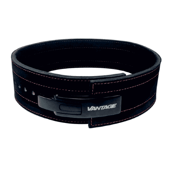 Leather Lever Belt 10Mm By Vantage Strength Black