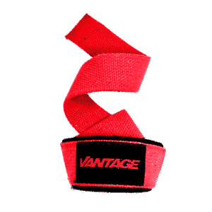 Single Tail Lifting Straps by Vantage Strength red