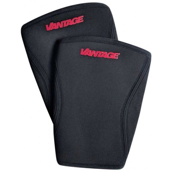 Knee Sleeves Neoprene By Vantage Strength Black